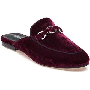 Jeffrey Campbell Apfel-bit Wine Red Mule